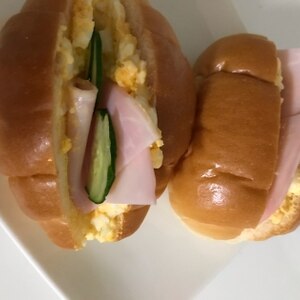 ロールパンで たまごサンド レシピ 作り方 By メリッコ 楽天レシピ